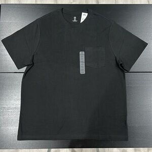 DXL Big & Tall HB Black Pocket T-Shirt - 2XL